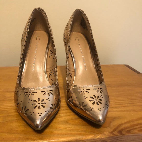 Lauren Conrad Confetti Pumps (Gold) Size 6 - Picture 2 of 4